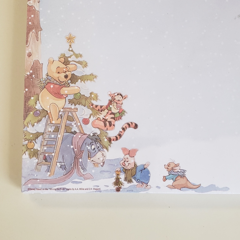 Christmas Winnie the Pooh Tigger 100 Ct Stationery - Picture 3 of 7